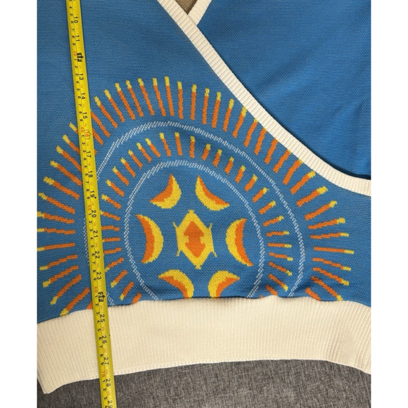 Elhoffer Design The Galactic Eclipse Oversized Cross Front Sweater SIze M/L - Picture 5 of 7